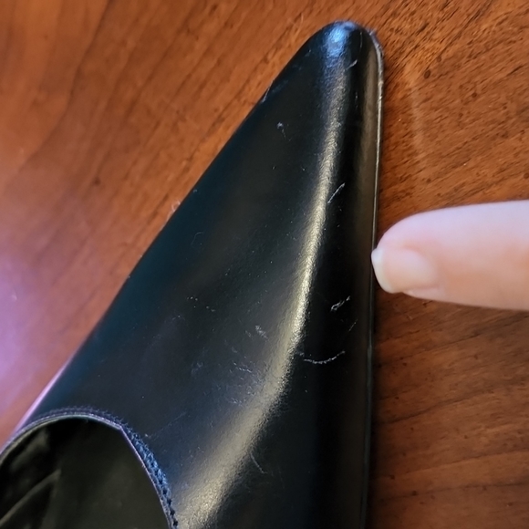 RALPH LAUREN leather and suede kitten heels - Picture 7 of 14